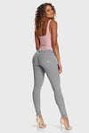WR.UP® Fashion - Mid Rise - Full Length - Melange Grey 6