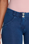 WR.UP® Denim - Mid Rise - Full Length - Dark Blue + Blue Stitching 10