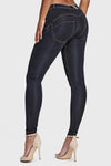 WR.UP® Denim - Mid Rise - Full Length - Black + Yellow Stitching 3