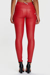 WR.UP® Faux Leather - Mid Rise - Full Length - Red 3