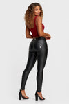 WR.UP® Faux Leather - Mid Rise - Full Length - Black 8