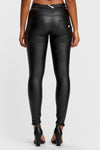 WR.UP® Faux Leather - Mid Rise - Full Length - Black 3