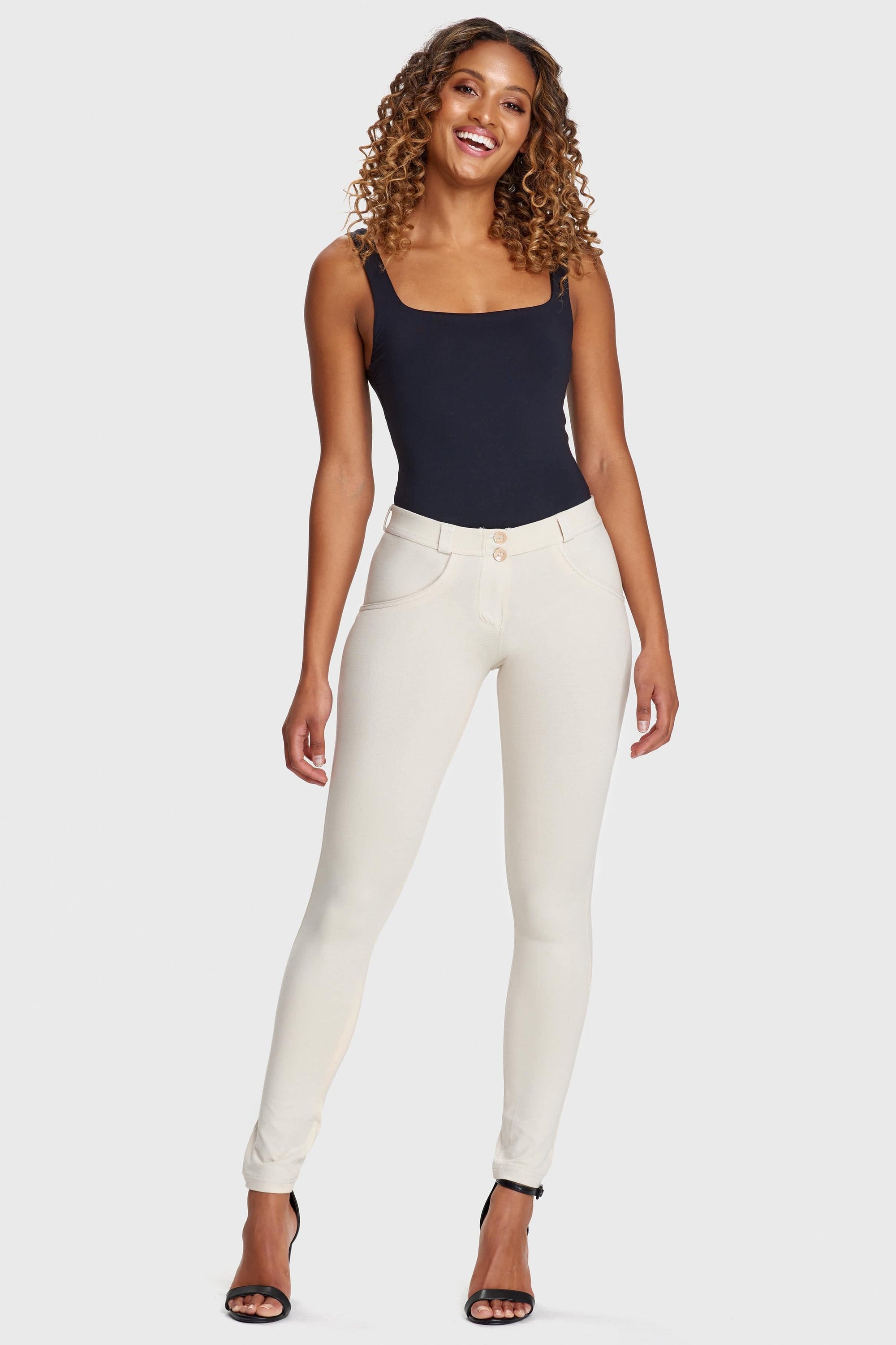 WR.UP® Fashion - Mid Rise - Full Length - Light Beige 7