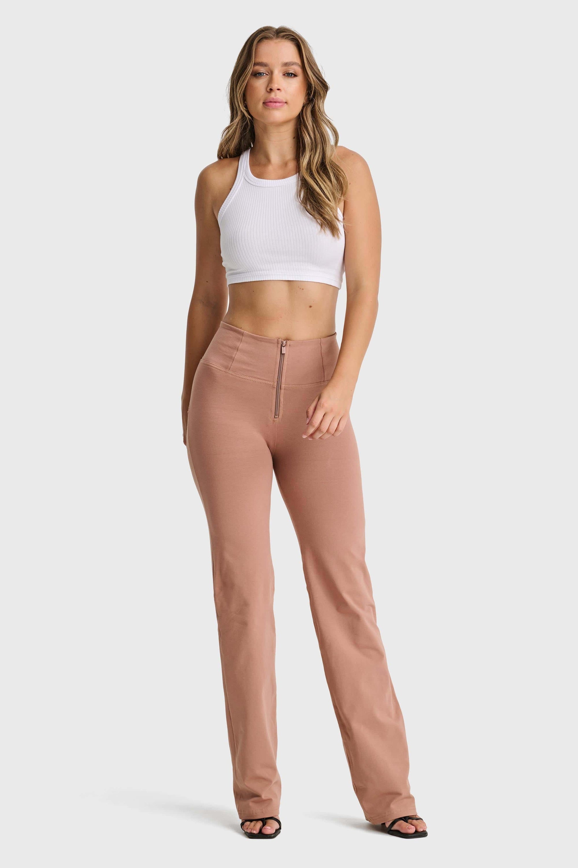WR.UP® Fashion - High Waisted - Straight Flare - Mocha 4