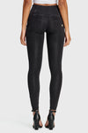 WR.UP® Denim - 3 Button High Waisted - Full Length - Black + Black Stitching 5