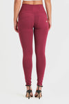 WR.UP® Fashion - High Waisted - Full Length - Burgundy 5