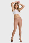 WR.UP® Faux Leather - High Waisted - Full Length - Mocha 5