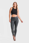 WR.UP® Snake Skin - High Waisted - Full Length - Black 7