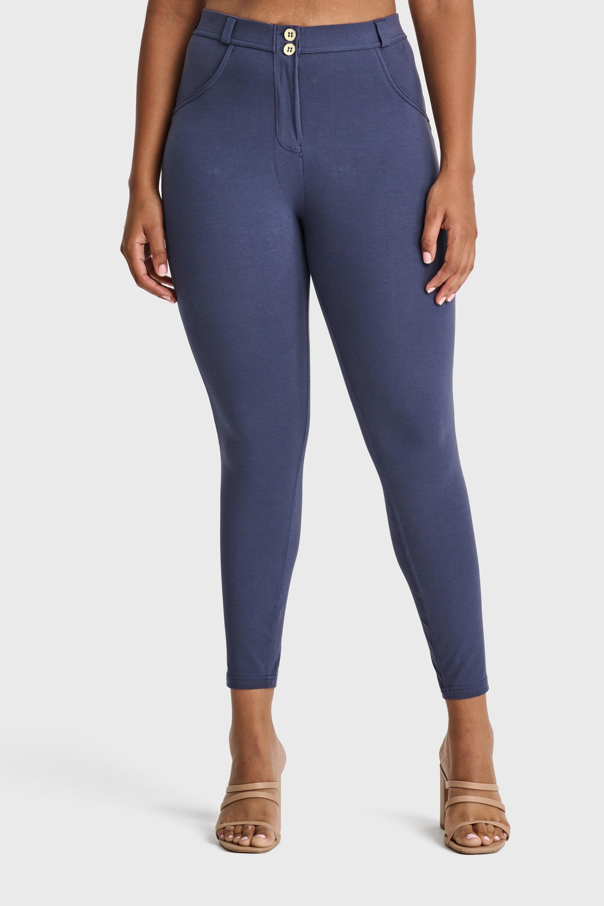 WR.UP® Curvy Fashion - High Waisted - Full Length - Indigo Blue 5