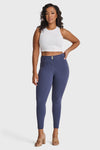 WR.UP® Curvy Fashion - High Waisted - Full Length - Indigo Blue 2