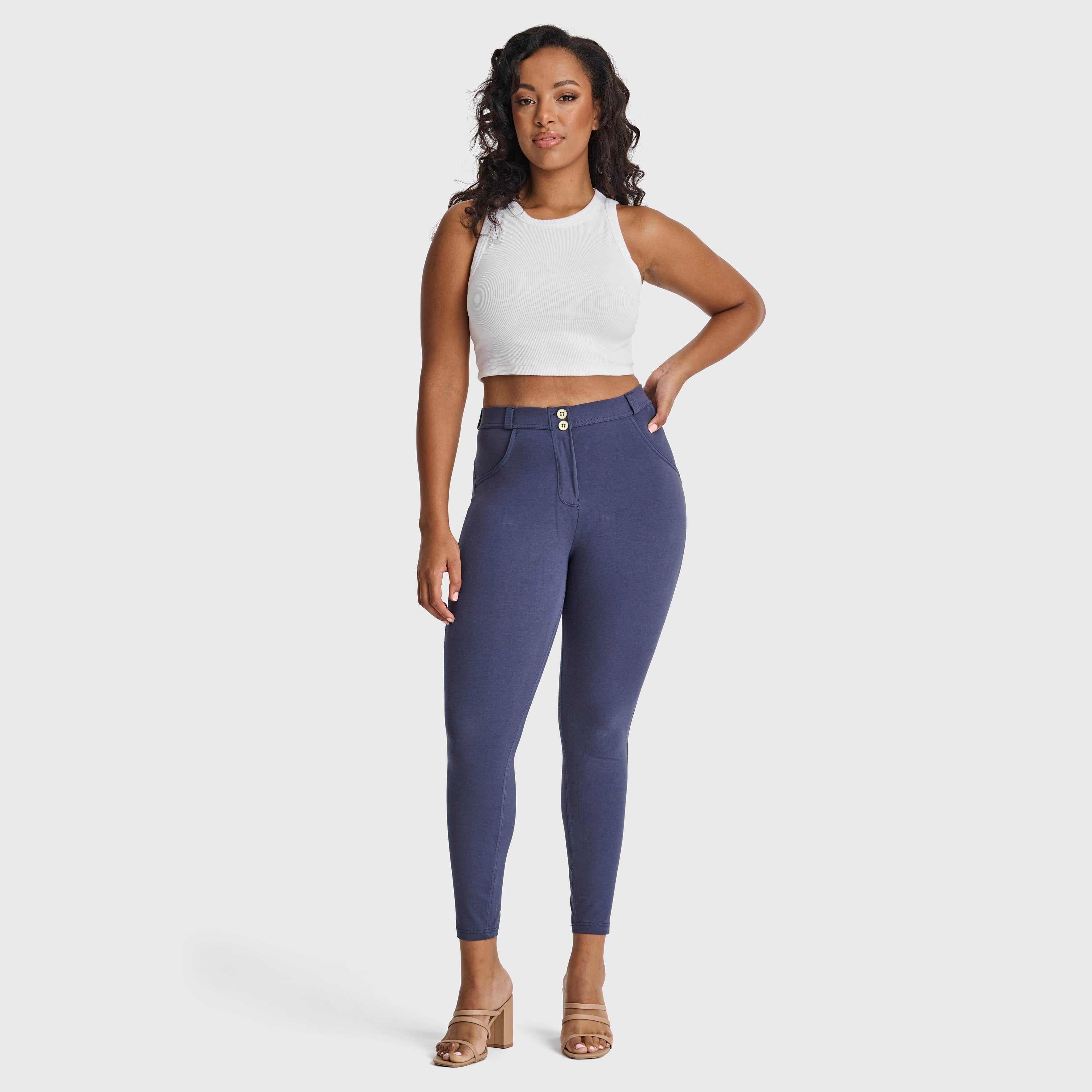 WR.UP® Curvy Fashion - High Waisted - Full Length - Indigo Blue 2