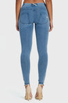 WR.UP® Denim - Mid Rise - Full Length - Light Blue + Blue Stitching 4