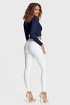 WR.UP® Faux Leather - Mid Rise - Full Length - White 6