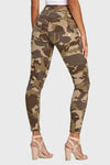 WR.UP® Fashion 3 Button - High Waisted - 7/8 Length - Brown Camo 1