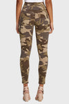 WR.UP® Fashion 3 Button - High Waisted - 7/8 Length - Brown Camo 6