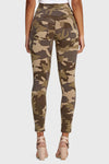 WR.UP® Fashion 3 Button - High Waisted - 7/8 Length - Brown Camo 9