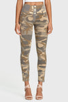 WR.UP® Fashion 3 Button - High Waisted - 7/8 Length - Sand Camo 5