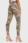 WR.UP® Fashion 3 Button - High Waisted - 7/8 Length - Sand Camo 1