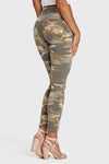 WR.UP® Fashion 3 Button - High Waisted - 7/8 Length - Sand Camo 8