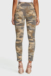WR.UP® Fashion 3 Button - High Waisted - 7/8 Length - Sand Camo 6