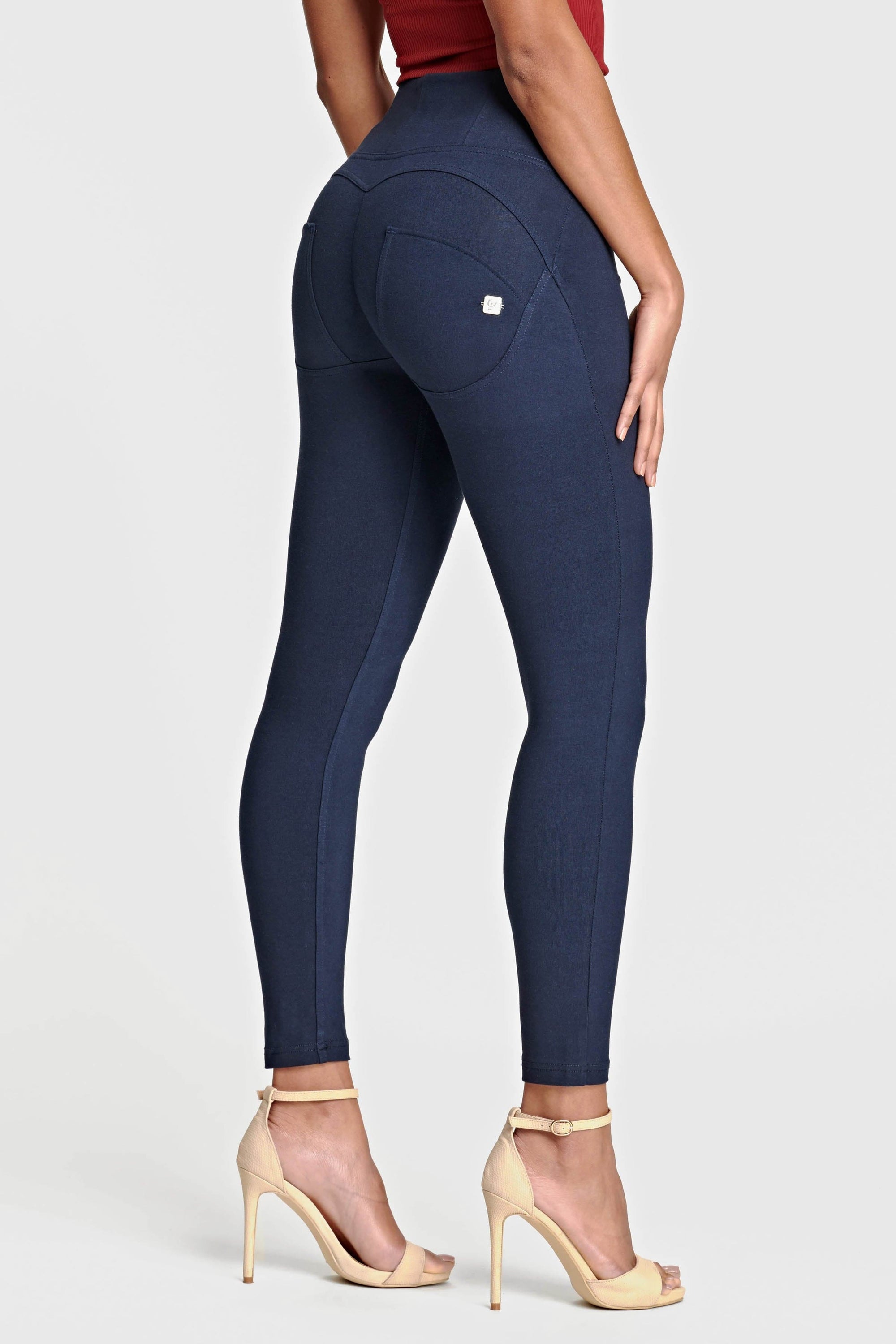 WR.UP® Fashion - High Waisted - 7/8 Length - Navy Blue 1