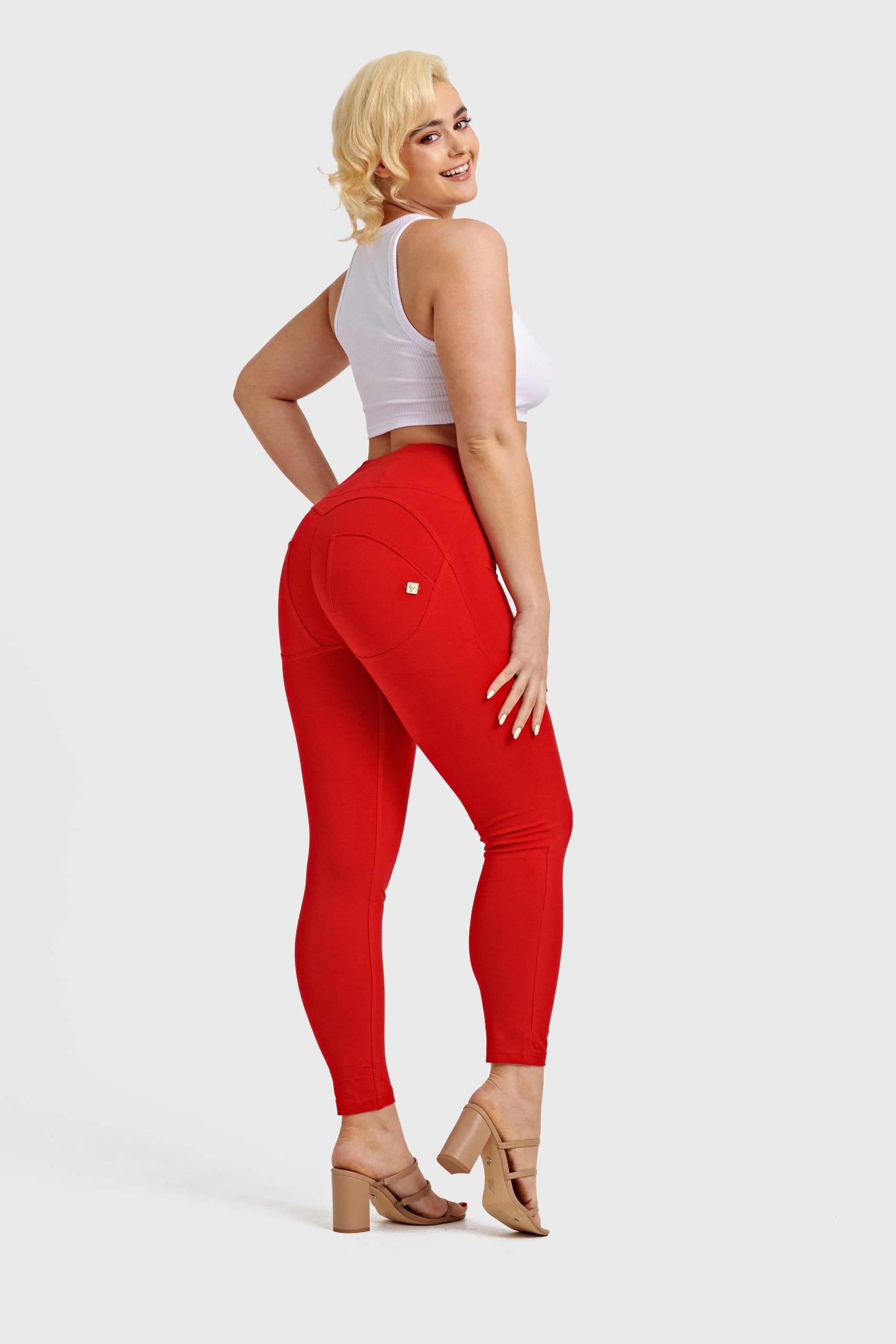 WR.UP® Fashion - High Waisted - Full Length - Red 14
