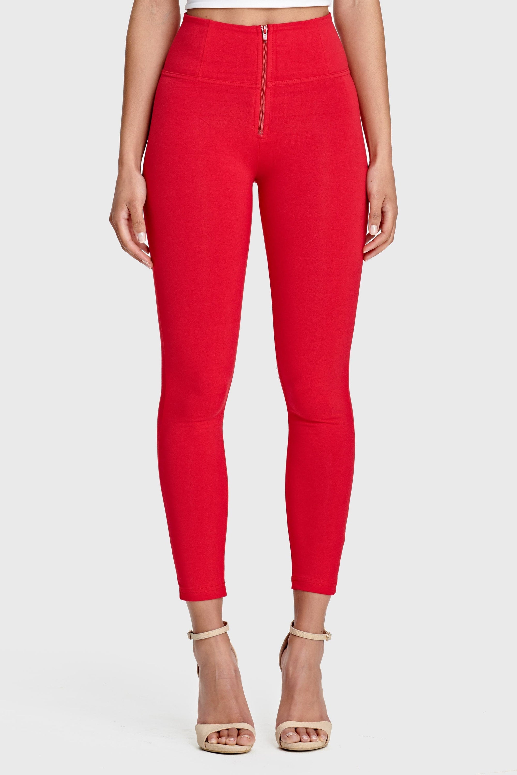 WR.UP® Fashion - High Waisted - 7/8 Length - Red 3