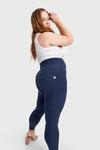 WR.UP® Curvy Fashion - Zip High Waisted - 7/8 Length - Navy Blue 4