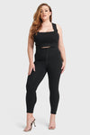 WR.UP® Curvy Fashion - Zip High Waisted - 7/8 Length - Black 3