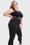 WR.UP® Curvy Fashion - Zip High Waisted - 7/8 Length - Black 2