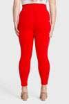 WR.UP® Curvy Fashion - Zip High Waisted - 7/8 Length - Red 4