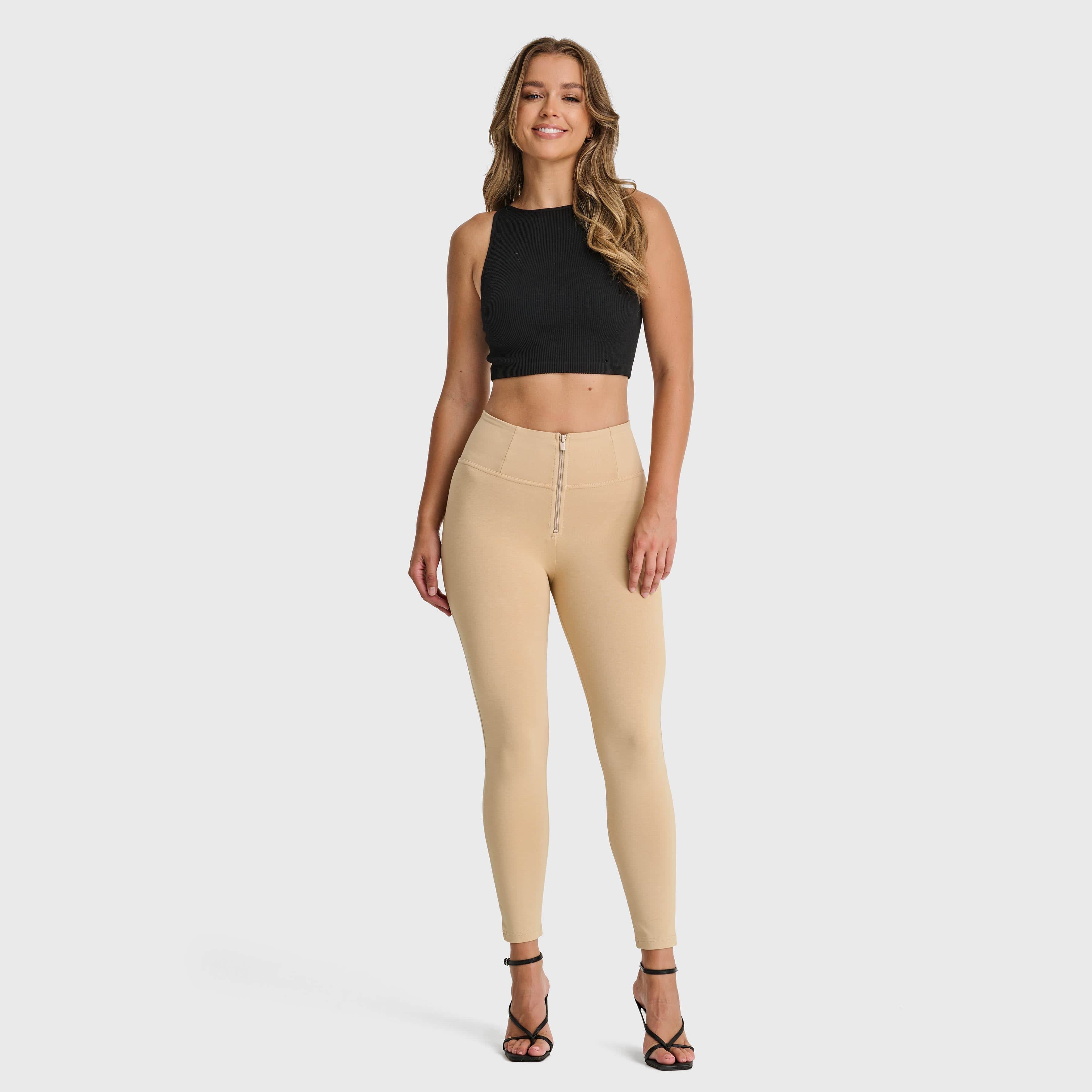 WR.UP® Fashion - High Waisted - 7/8 Length - Latte 3