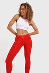 WR.UP® Fashion - Mid Rise - 7/8 Length - Red 6