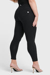 WR.UP® Curvy Fashion - High Waisted - 7/8 Length - Black 2