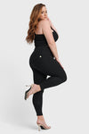 WR.UP® Curvy Fashion - High Waisted - 7/8 Length - Black 4