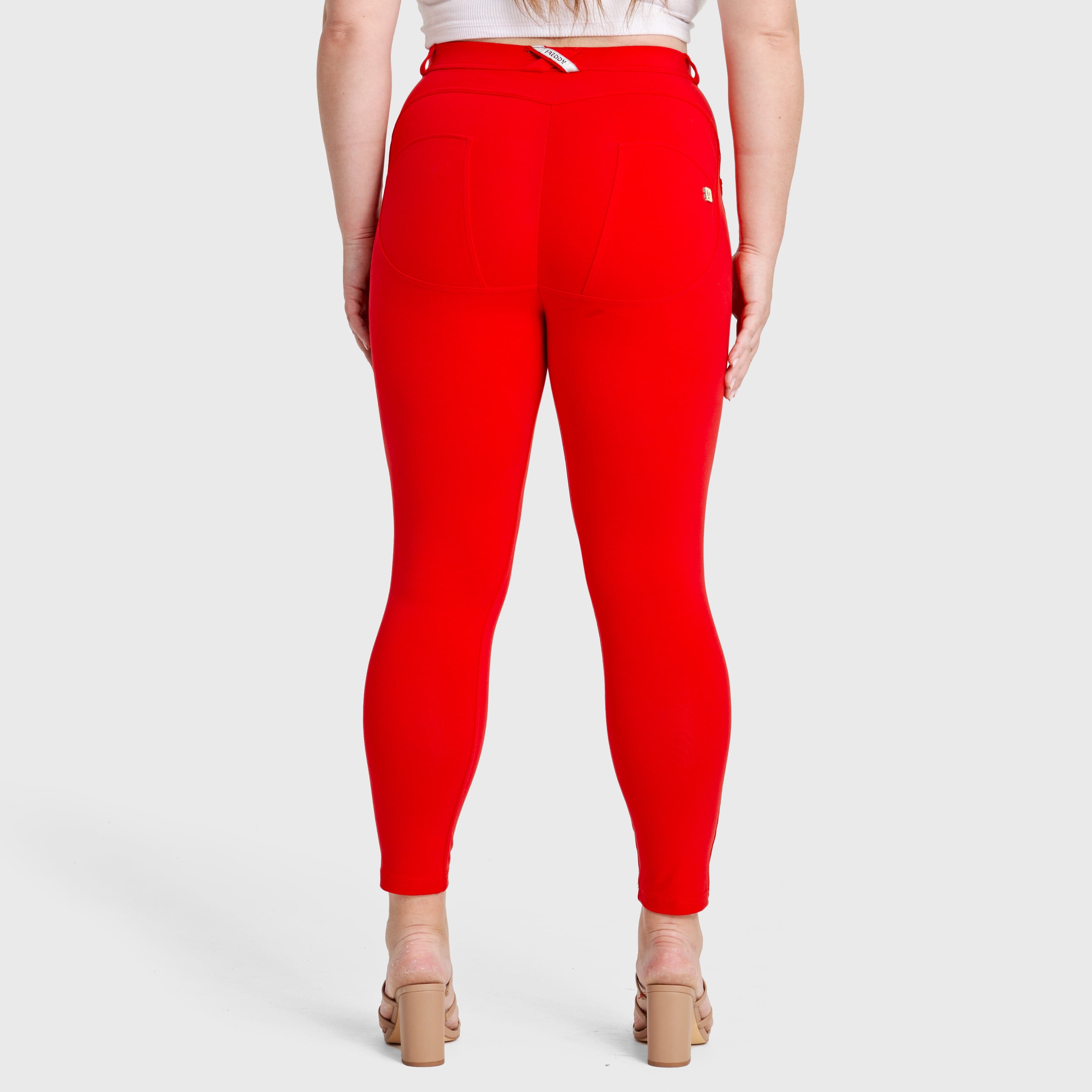 WR.UP® Curvy Fashion - High Waisted - Full Length - Red 3