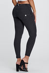 WR.UP® Denim - Mid Rise - 7/8 Length - Black + Black Stitching 5