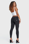 WR.UP® Denim - Mid Rise - 7/8 Length - Black + Black Stitching 6