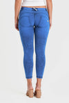 WR.UP® Denim - Mid Rise - 7/8 Length - Cobalt Blue + Blue Stitching 5