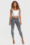 WR.UP® Denim - Mid Rise - 7/8 Length - Grey + Yellow Stitching 7