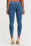 WR.UP® Denim - Mid Rise - 7/8 Length - Light Blue + Yellow Stitching 4