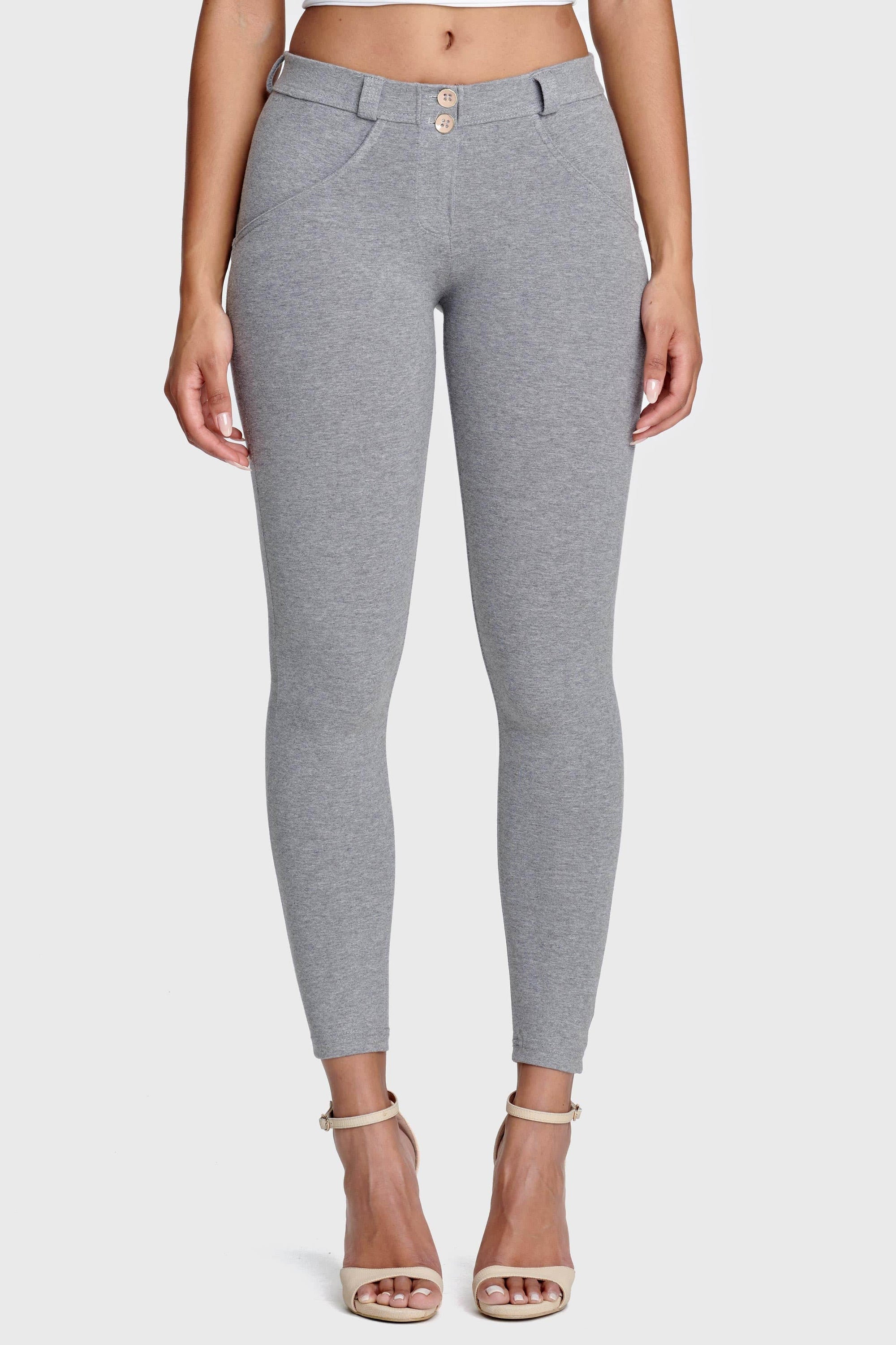 WR.UP® Fashion - Mid Rise - 7/8 Length - Melange Grey 2