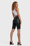 WR.UP® Metallic Lurex - High Waisted - Biker Shorts - Midnight Black 6
