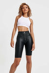 WR.UP® Metallic Lurex - High Waisted - Biker Shorts - Midnight Black 5