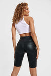 WR.UP® Metallic Lurex - High Waisted - Biker Shorts - Midnight Black 2