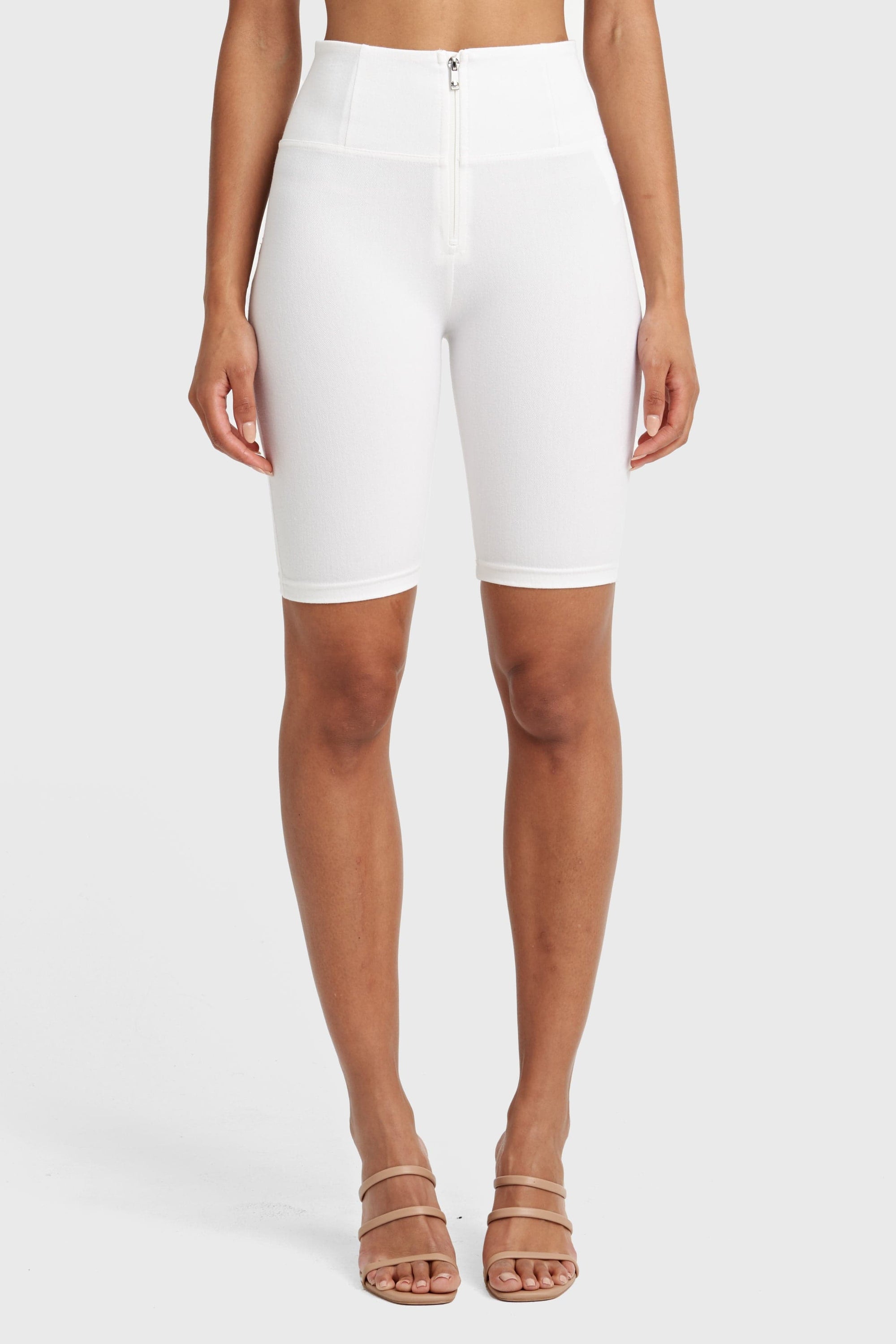 WR.UP® Drill Limited Edition - High Waisted - Biker Shorts - White 7