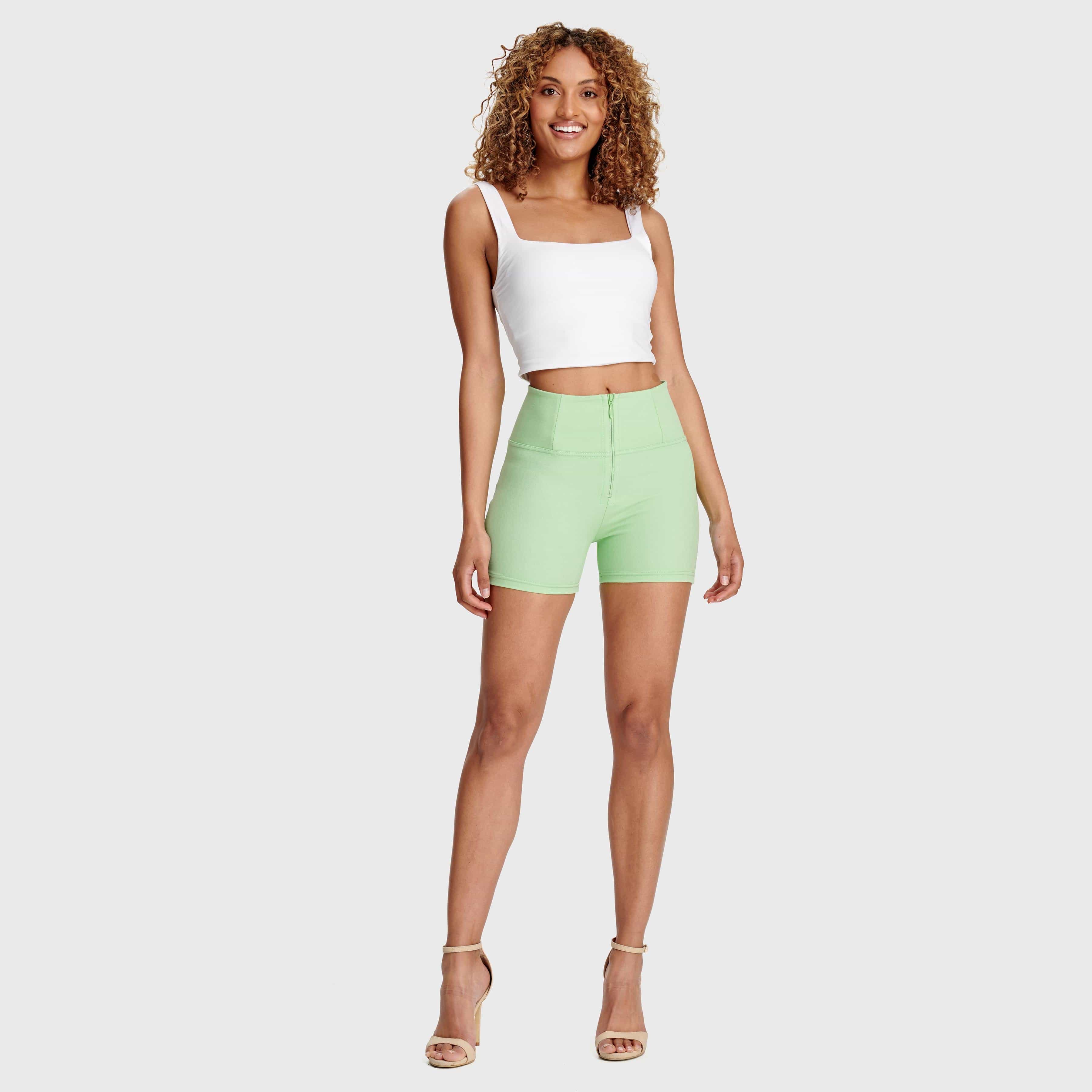 WR.UP® Fashion - High Waisted - Shorts - Pastel Green 2