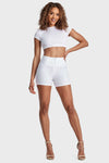 WR.UP® Fashion - High Waisted - Shorts - White 4