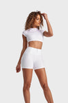 WR.UP® Fashion - High Waisted - Shorts - White 8