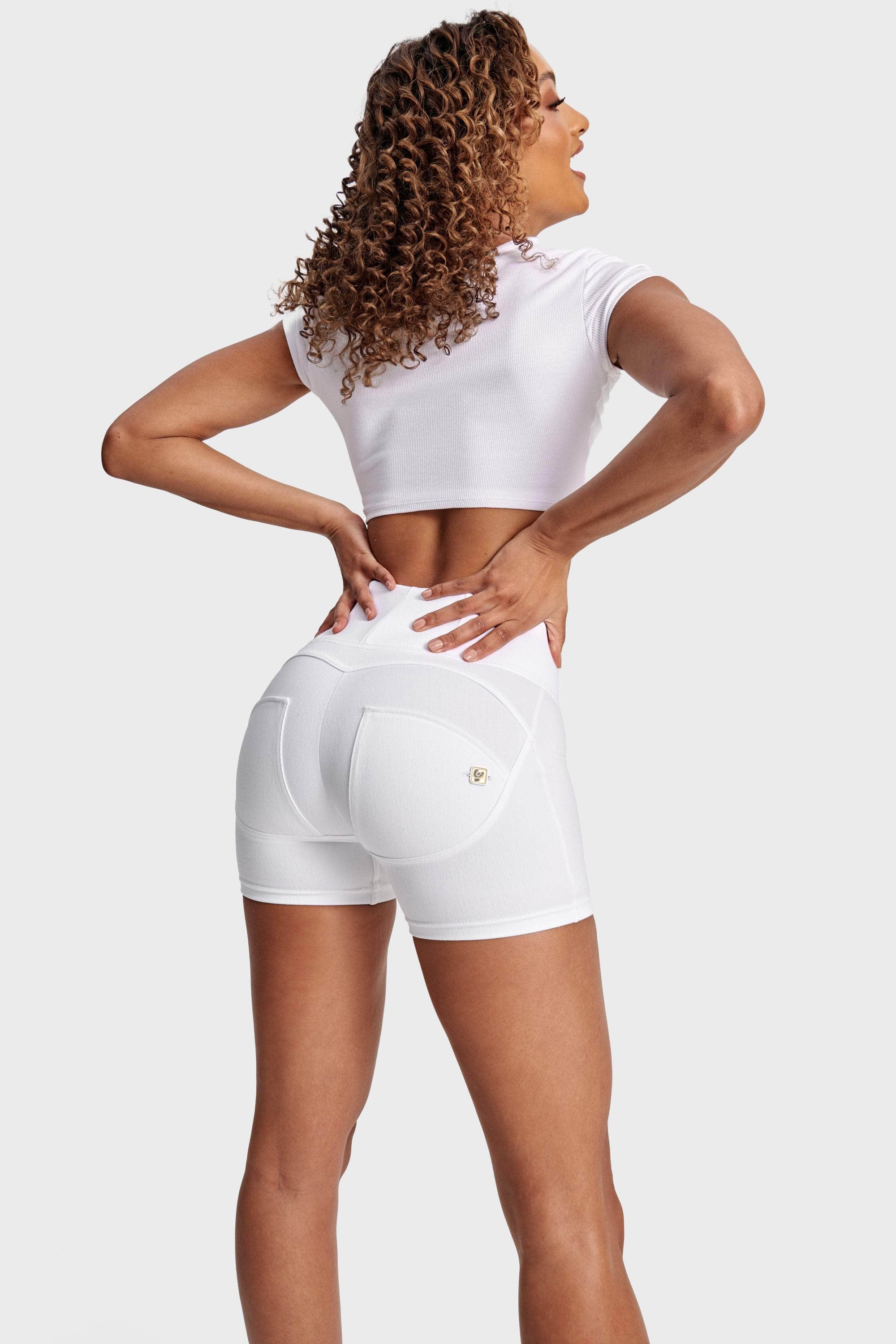 WR.UP® Fashion - High Waisted - Shorts - White 11